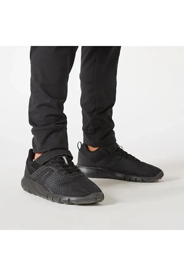 Детские спортивные брюки для девочек скинни Decathlon, Black — фото 4