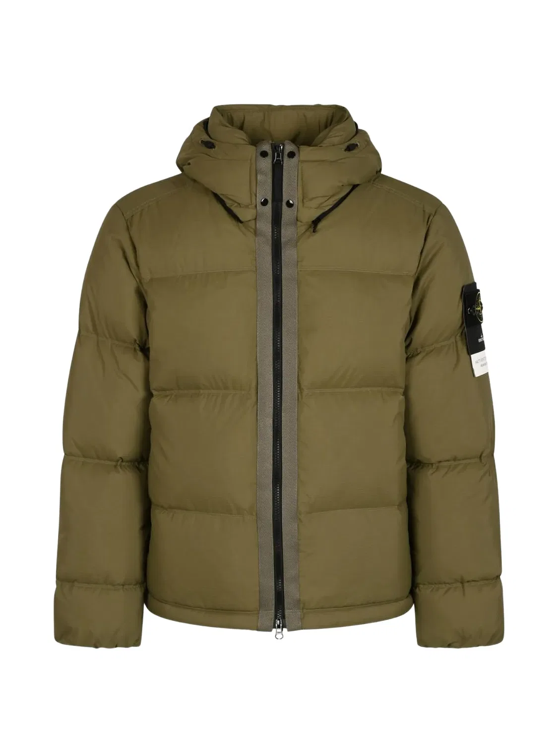 Stone Island Пуховик Matt Ripstop Cordura зеленый