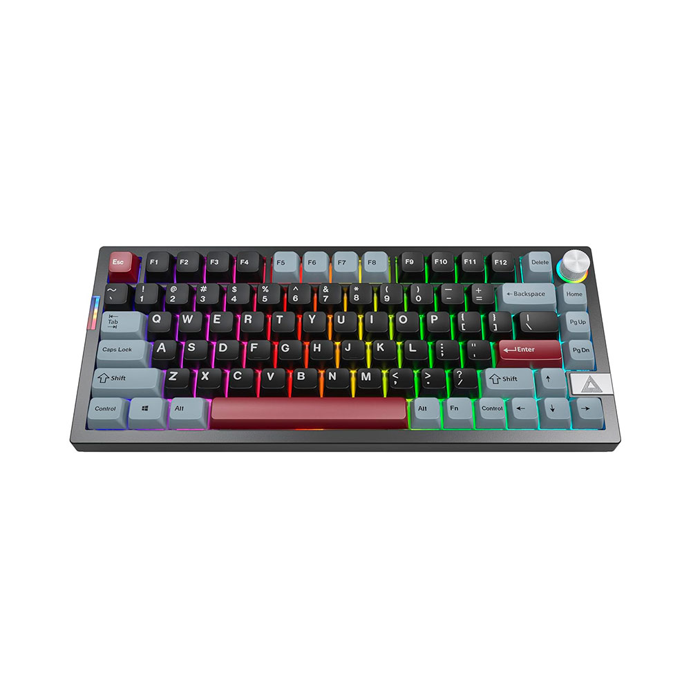 

Игровая беспроводная клавиатура MONTECH MKey PRO TKL, Brown Switch, серый/чёрный, английская раскладка