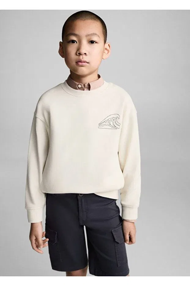 Детские шорты карго для мальчиков Mango Kids, Indigo Blue