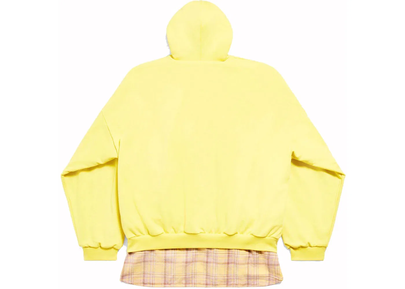 Мужской худи оверсайз Hoodie Oversized Balenciaga, Yellow/Black — фото 2