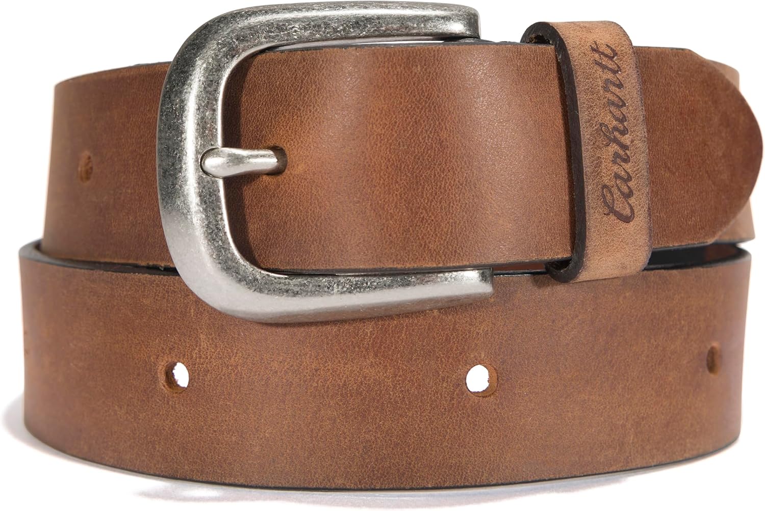 

Carhartt Women's Casual Rugged Belts, Available in Multiple Styles, Colors & Sizes, Tanned Leather Continuous (Tan)