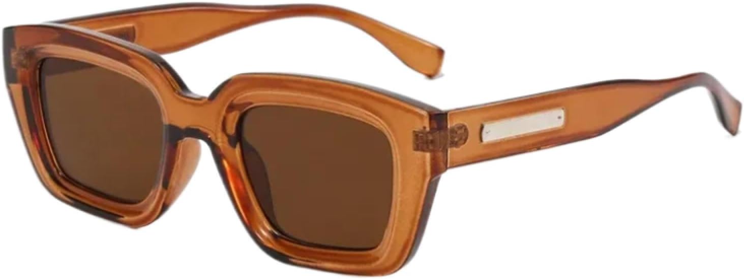 

Солнцезащитные очки с защитой от УФ-излучения UV400 | Легкая оправа на заклепках | Для женщин и мужчин | Для занятий спортом на открытом воздухе и вождения DSVIGF, Tea