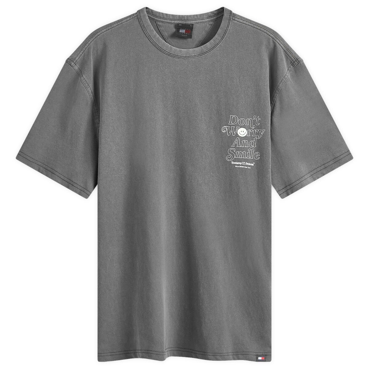 

Футболка Tommy Jeans Don'T Worry T-Shirt, черный