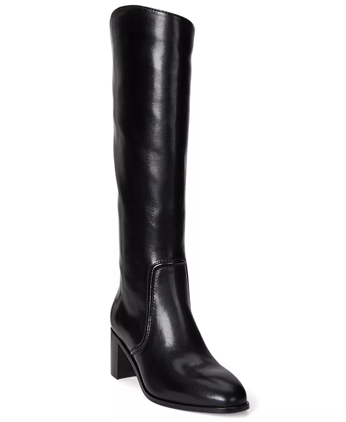 Женские сапоги Charly Tall Lauren Ralph Lauren, черный
