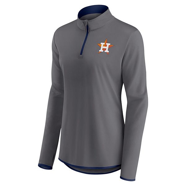 

Женская куртка Houston Astros с молнией на четверть, plus size, цвет charcoal Profile