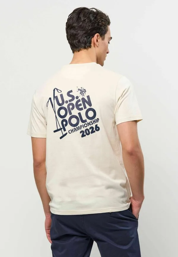 Футболка с принтом умдаики U.S. Polo Assn., Whitecap Gray