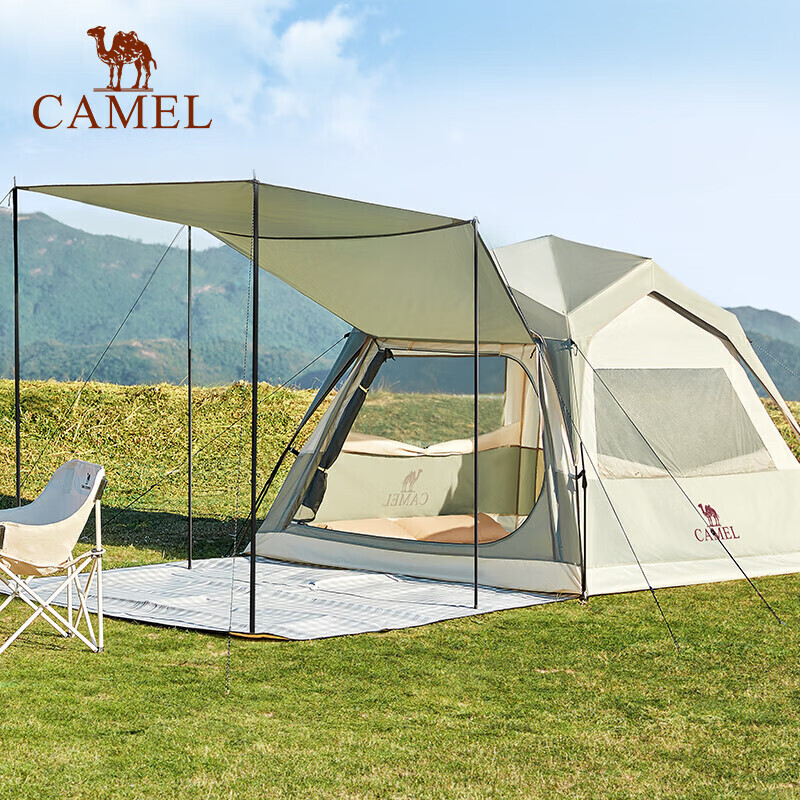 

Кемпинговая палатка Camel 134BA6B625 серебристо-зеленый/овсяный цвет