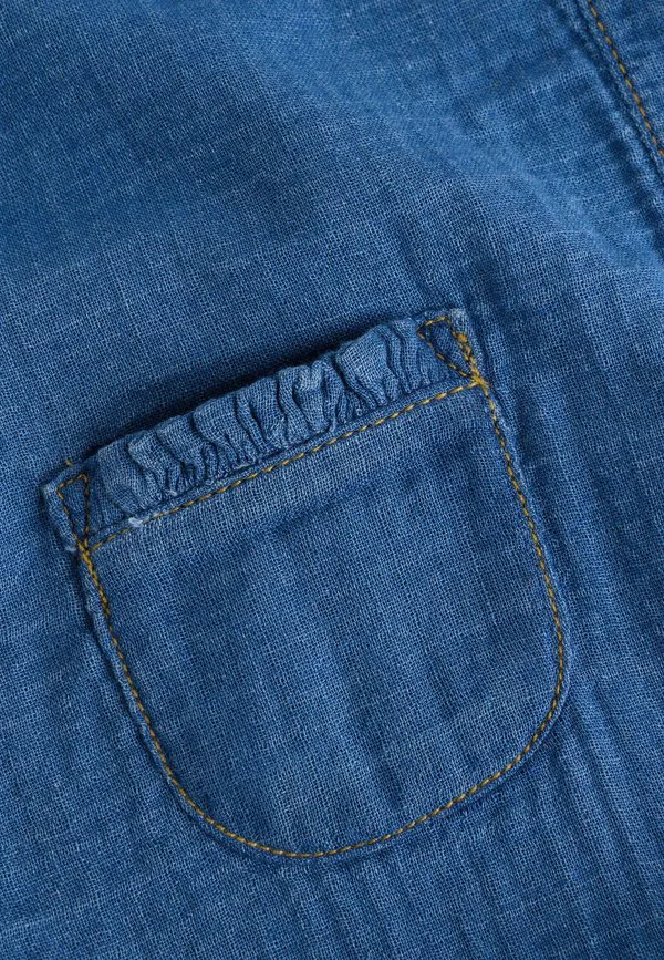 Комбинезон прямого кроя с длинными штанинами Next, Denim Blue — фото 4