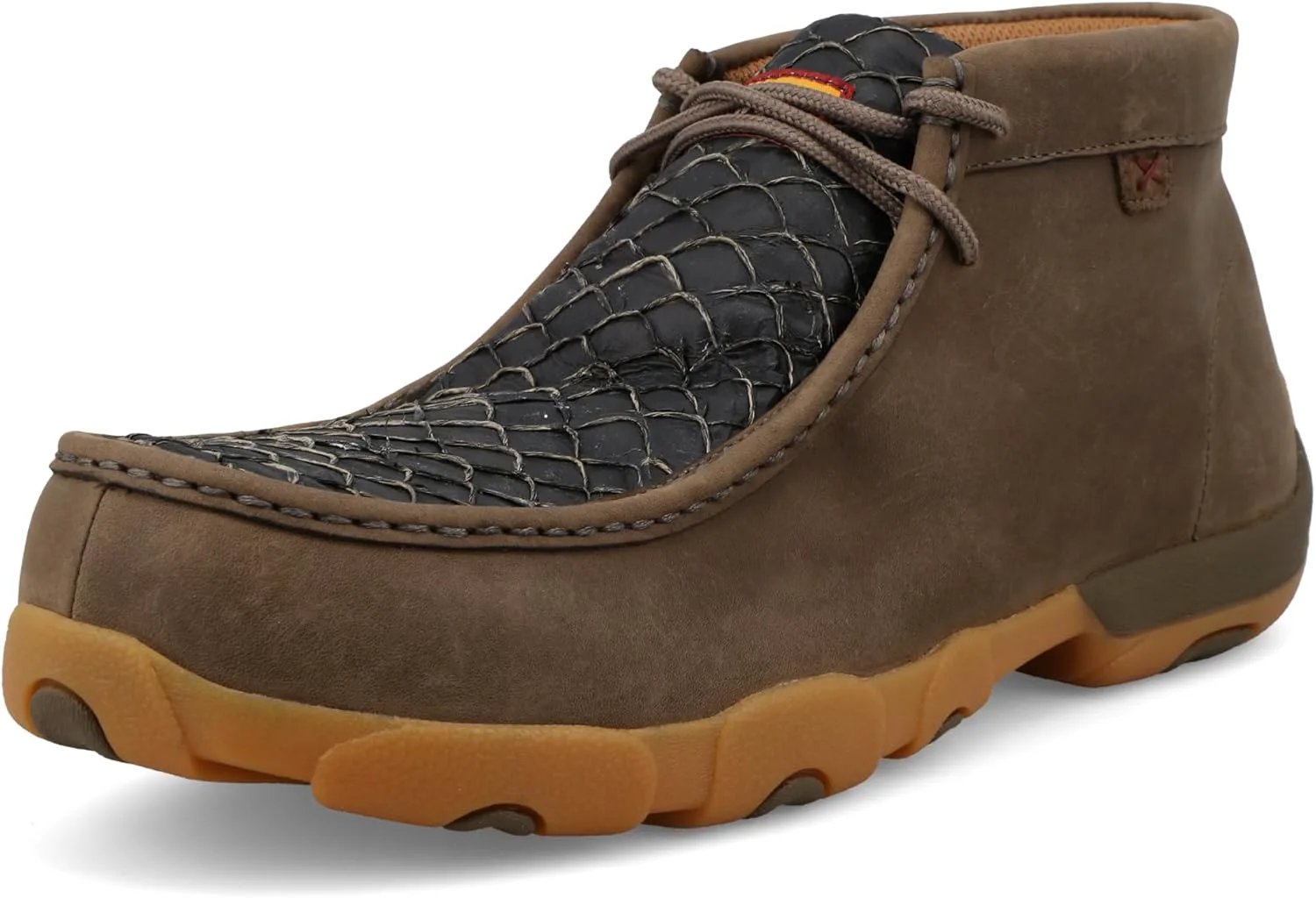 Ботинки Twisted X Work Chukka Driving Moc для мужчин, черный — фото 2