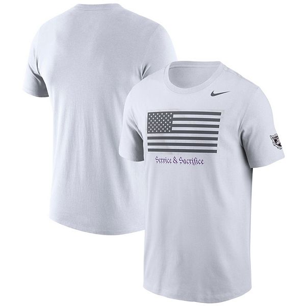 

Мужская белая футболка army black knights army 250 collection dri-fit Nike