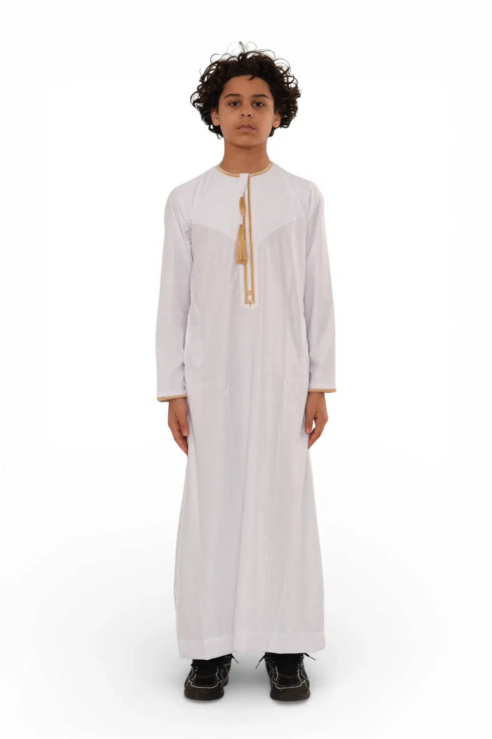 Arabic Thobes Детский белый марокканский халат Тобе для мальчиков в Рамадан, Эмиратский Ид Джубба - TT-003