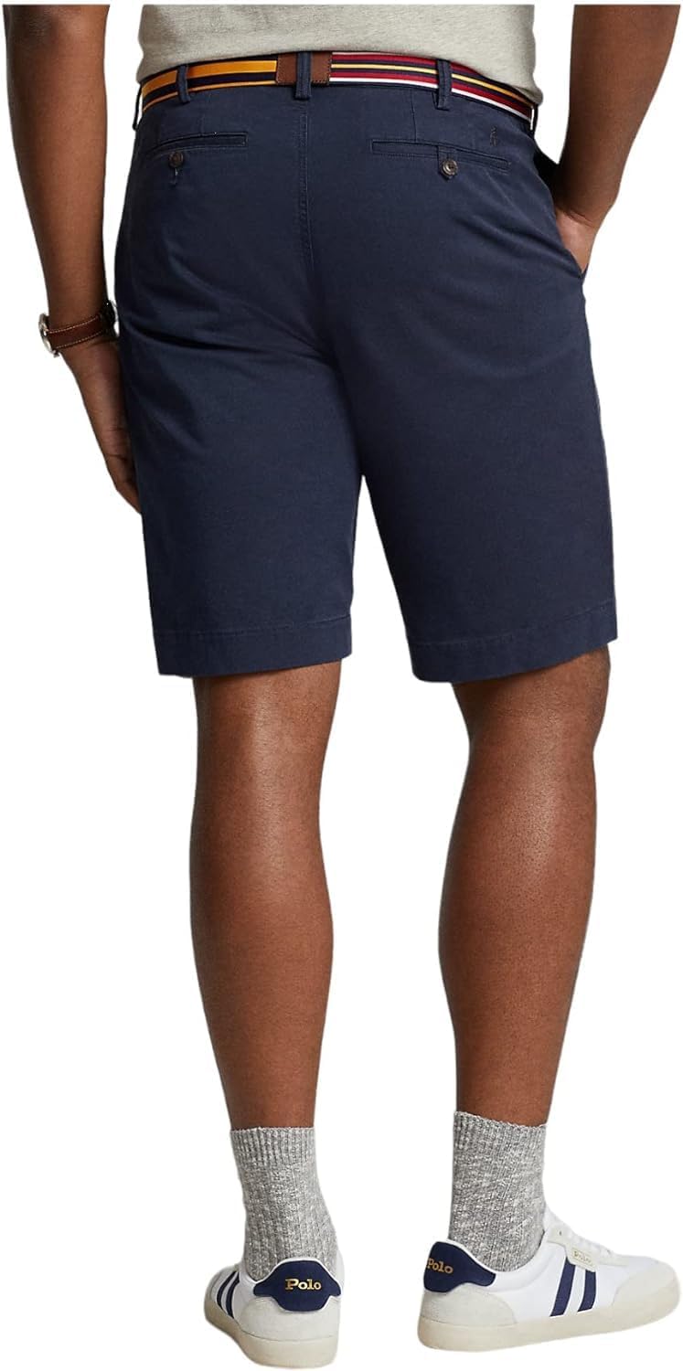 Polo Ralph Lauren мужские классические 6" эластичные шорты чинос, Ink Blue — фото 4