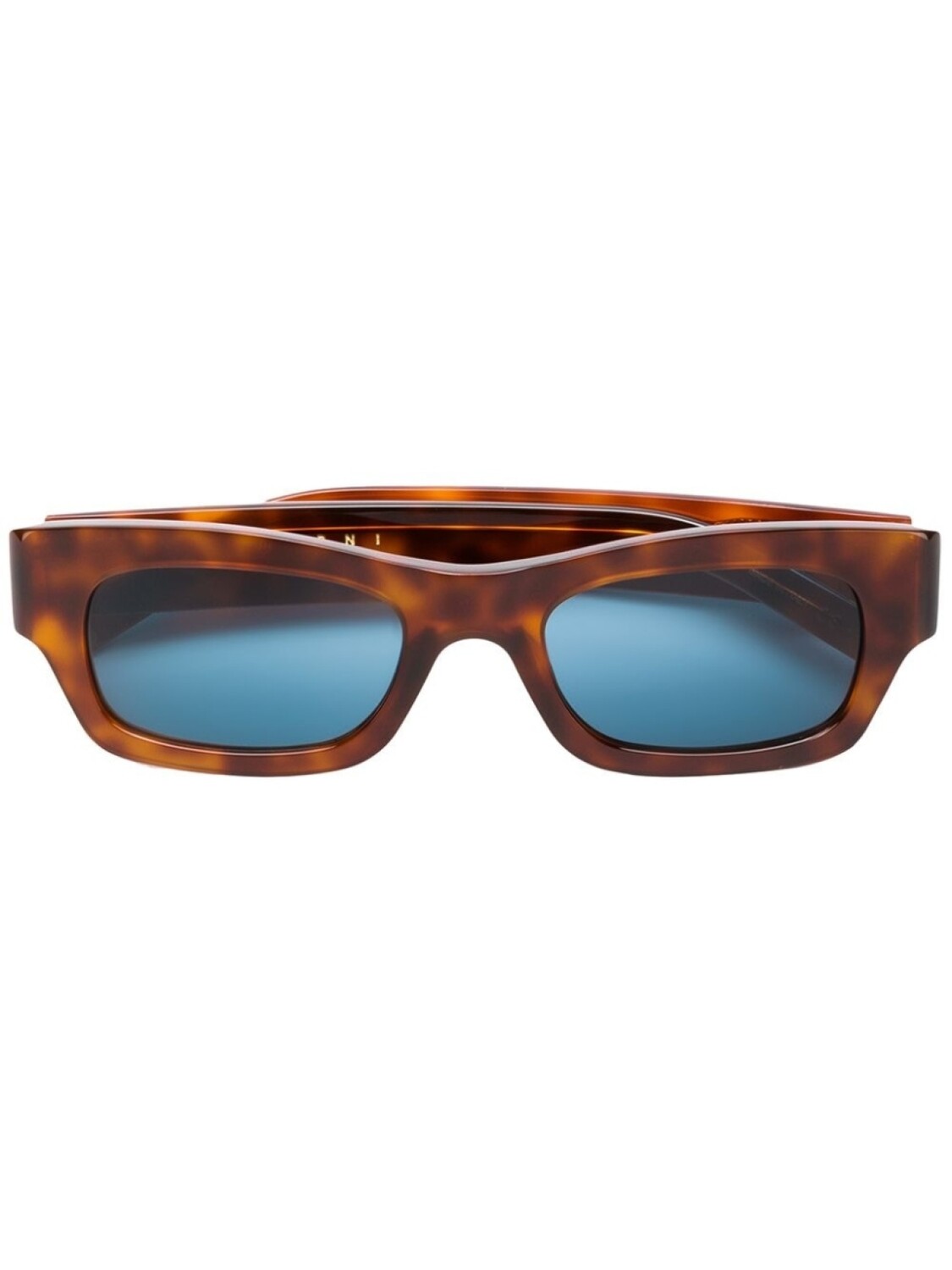 

Marni Eyewear солнцезащитные очки в оправе черепаховой расцветки, коричневый