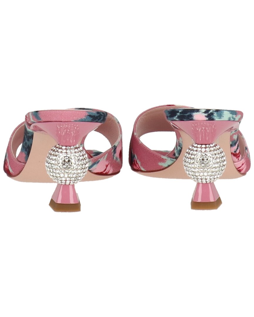 Roger Vivier Grosgrain Sandal, розовый — фото 3