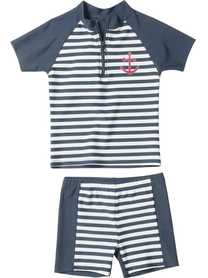 

Купальник Playshoes Badeanzug, цвет marine/weiß