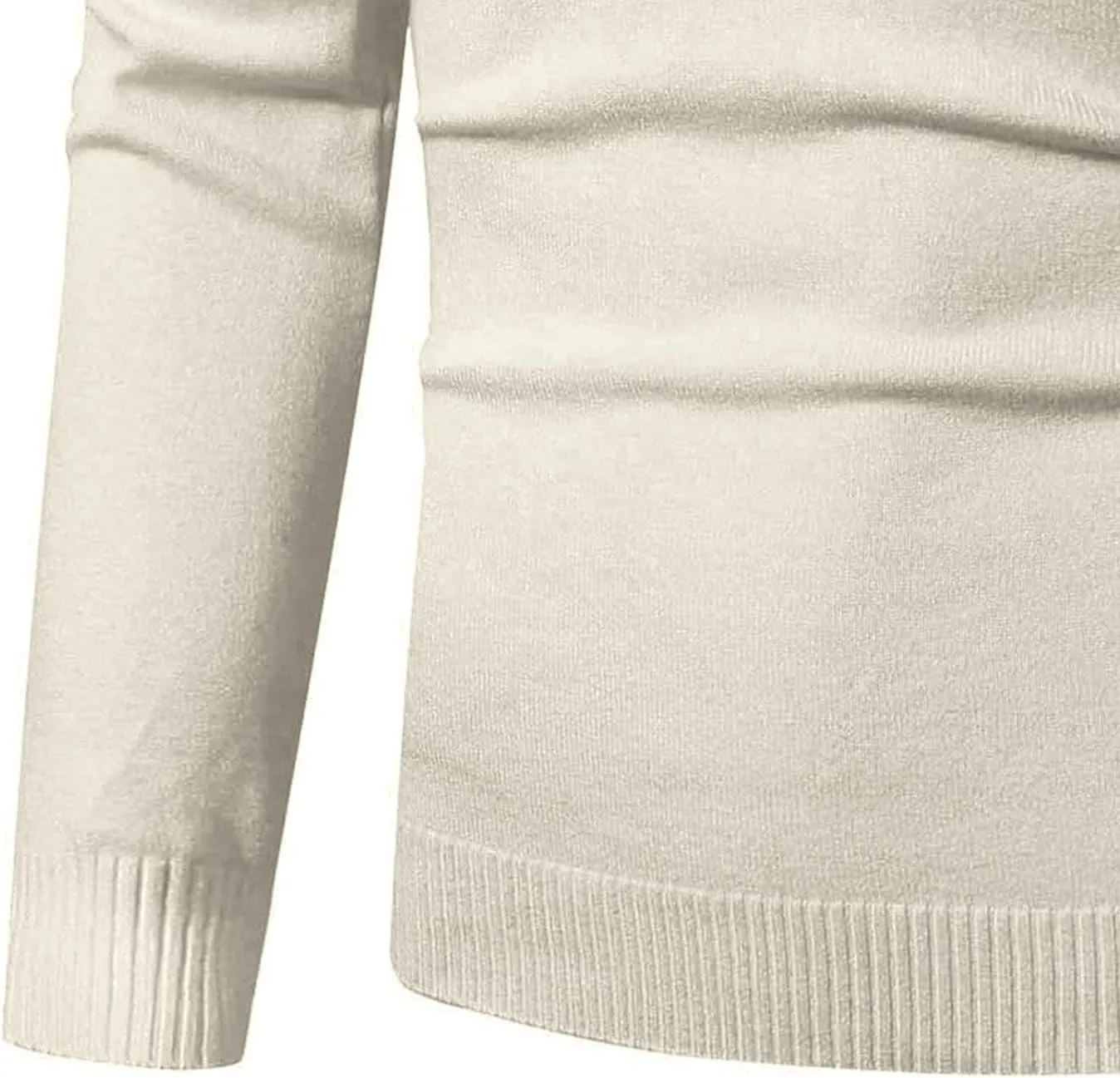 Мужской свитер с V-образным вырезом и длинным рукавом, Slim Fit — фото 3