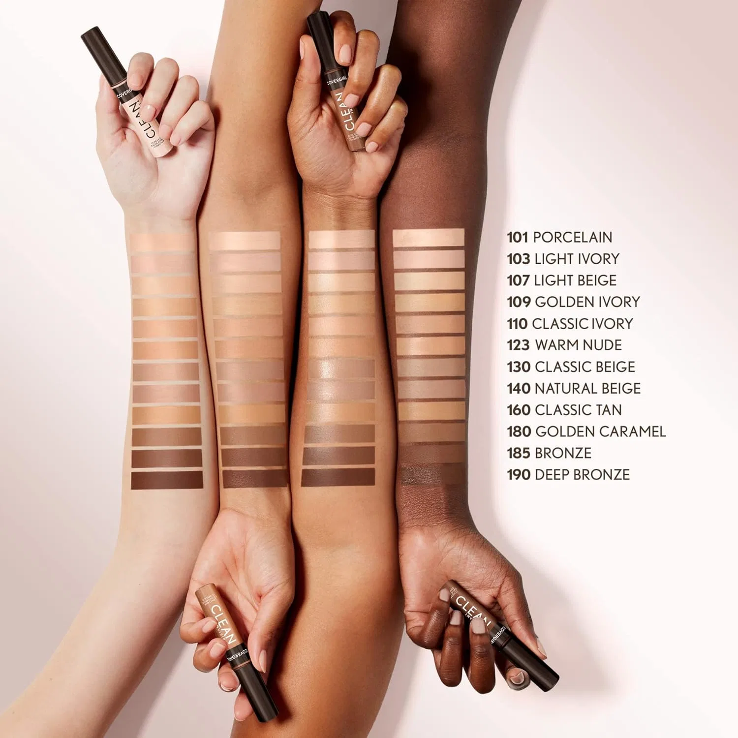 Консилер Covergirl Clean Invisible Concealer, 0.23 унции, Light Ivory 103 — фото 4