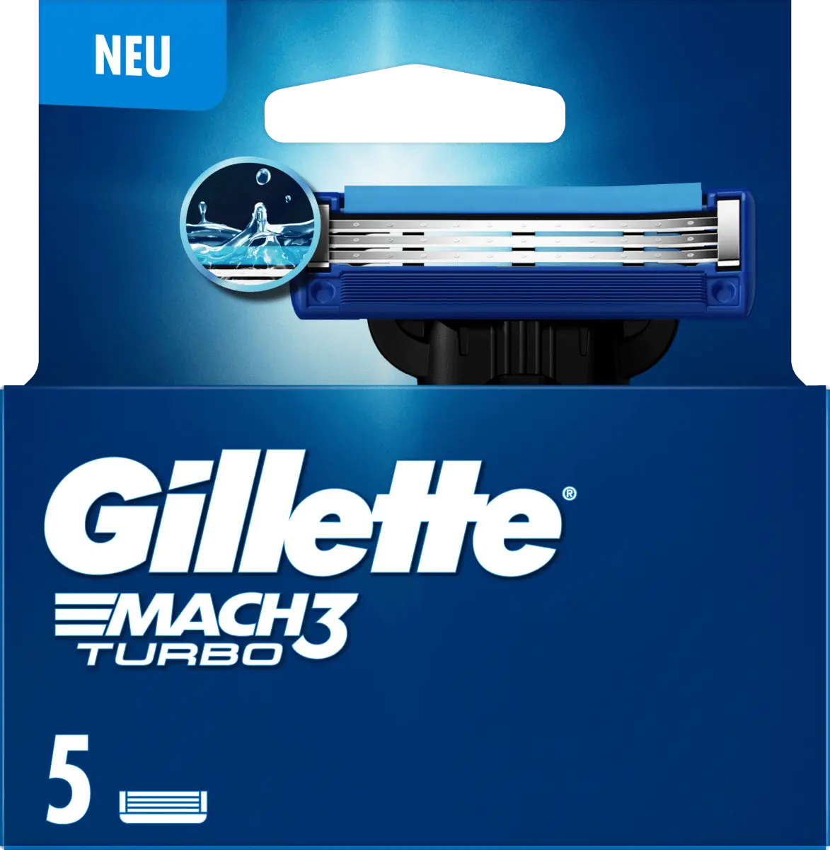 

Лезвия для бритвы Mach3 Turbo 5 шт. Gillette