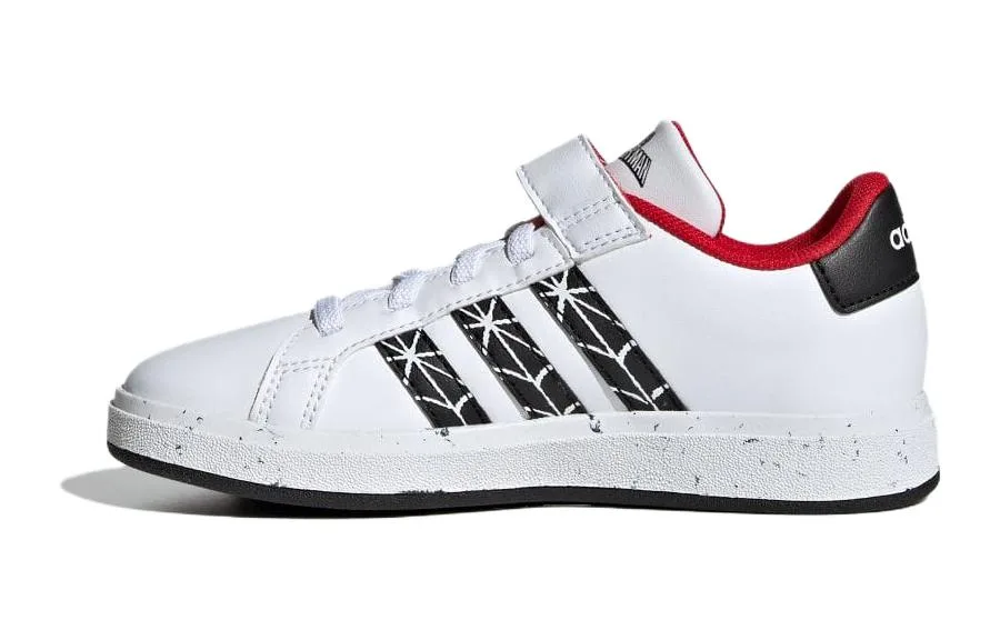Adidas Neo Детские скейтбординг кроссовки Marvel Spider man GRAND COURT Low top белые красные