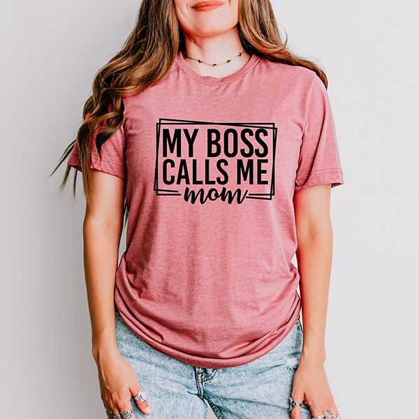 

Футболка с коротким рукавом My boss calls me mom Simply Sage Market, Mauve, Зеленый, Футболка с коротким рукавом My boss calls me mom Simply Sage Market, Mauve