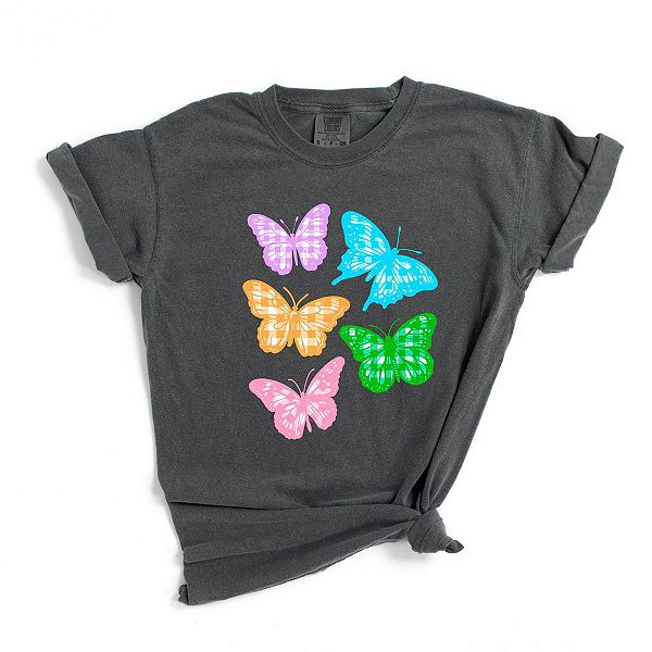 

Футболка с клетчатыми бабочками garment dyed Simply Sage Market, Pepper, Зеленый, Футболка с клетчатыми бабочками garment dyed Simply Sage Market, Pepper