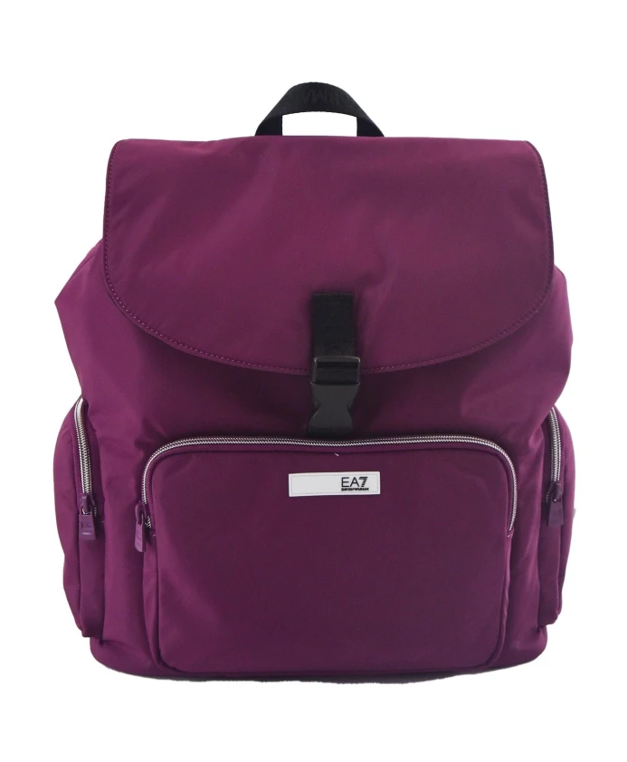 

Рюкзак с нашивкой с логотипом Emporio Armani Ea7, фиолетовый