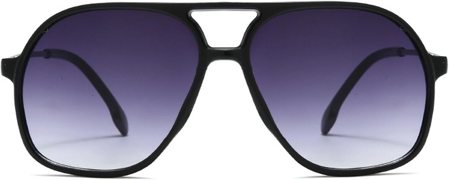 

Большие мужские солнцезащитные очки-пилот в винтажном квадратном стиле для мужчин и женщин, большие квадратные очки для занятий спортом на открытом воздухе и вождения mincl, Gray