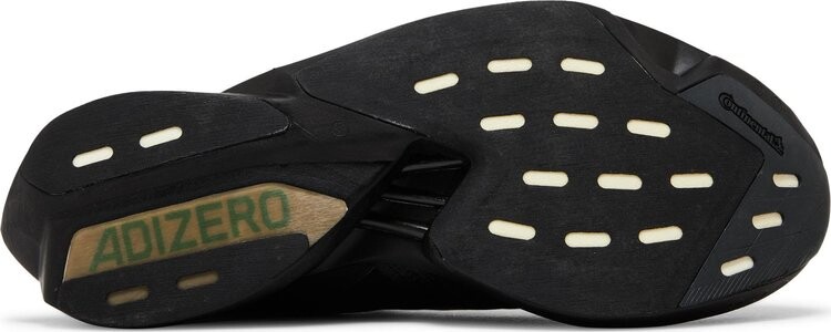 Кроссовки Adizero Adios Pro 3 'Black Green', черный — фото 4