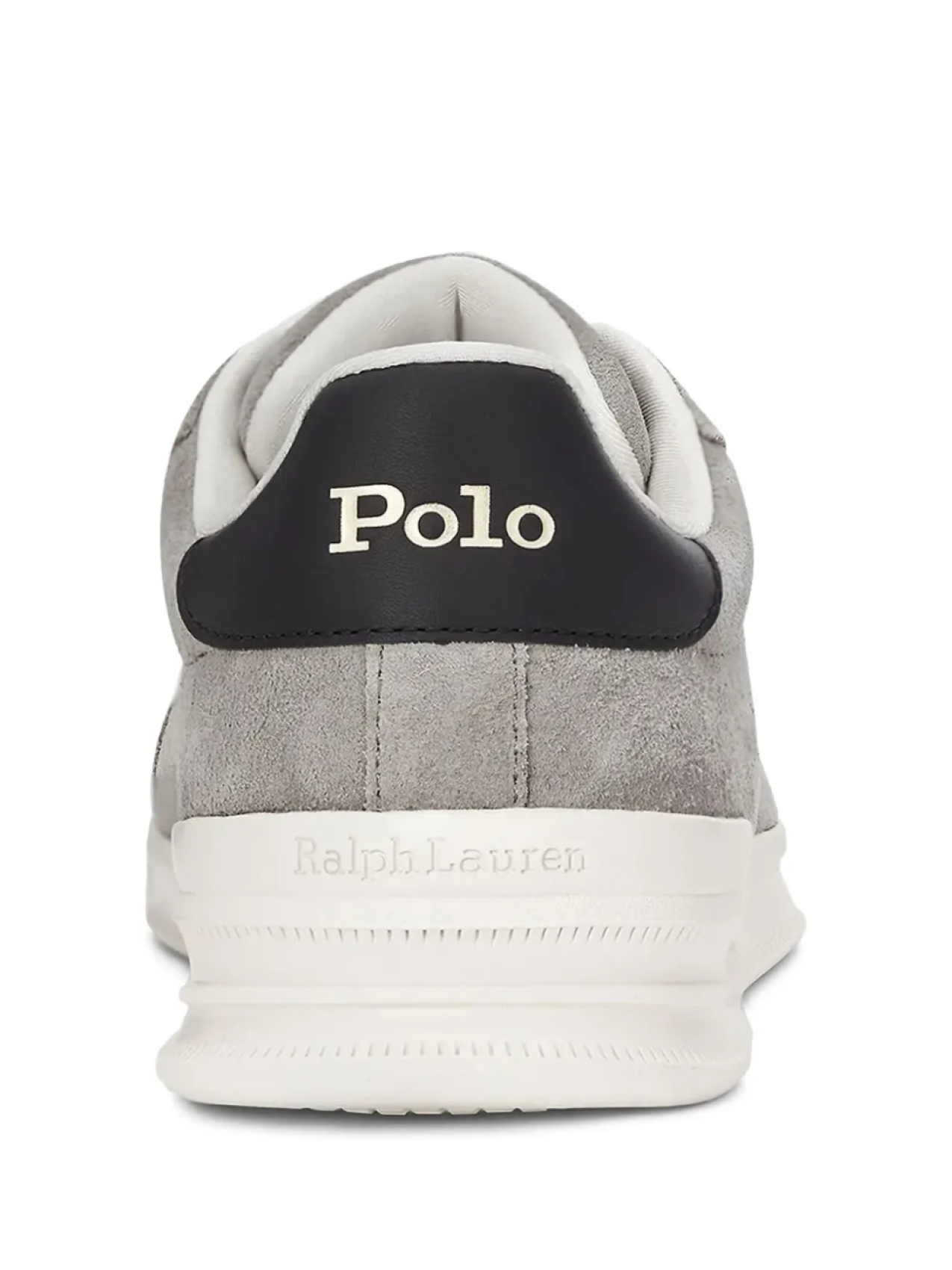 Замшевые кроссовки Polo Ralph Lauren, серый — фото 3