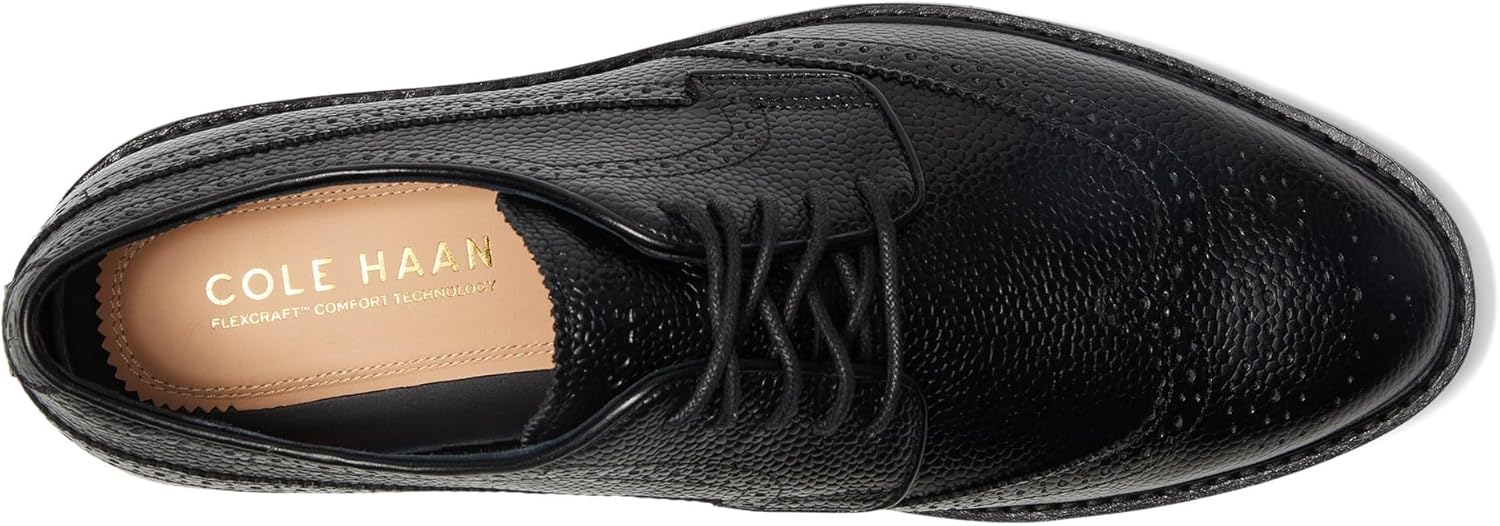 Мужские ботинки Cole Haan Judson Grand Wingtip, черный — фото 2