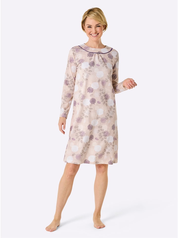 

WITT WEIDEN Ночная рубашка с принтом цвета слоновой кости