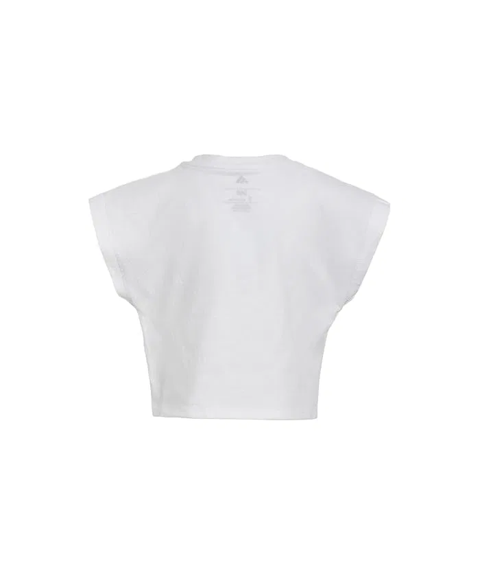 Детский набор: футболка без рукавов и юбка-шорты Aop Sleeveless Box Tee Faux Wrap Skort Set Adidas Kids, Black Adi — фото 2