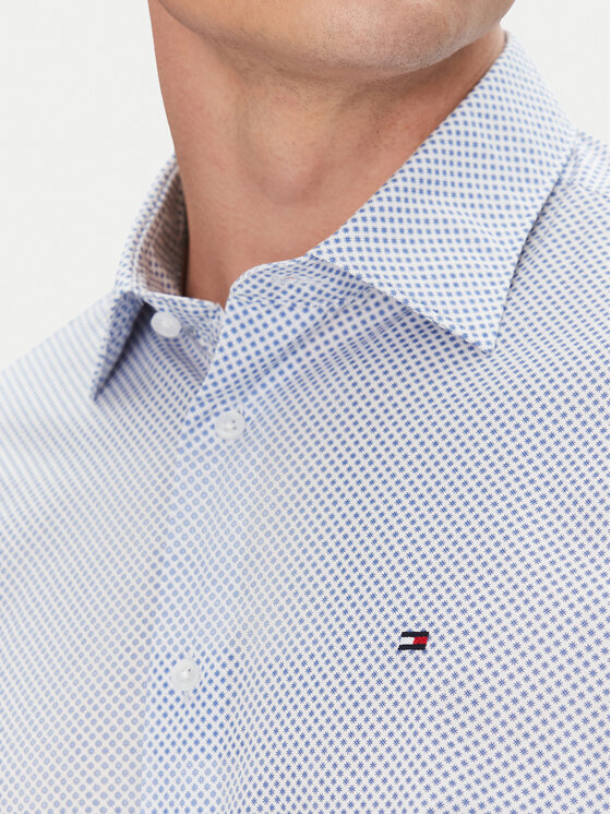 Рубашка обычного кроя MW0MW38960 Tommy Hilfiger, синий — фото 4