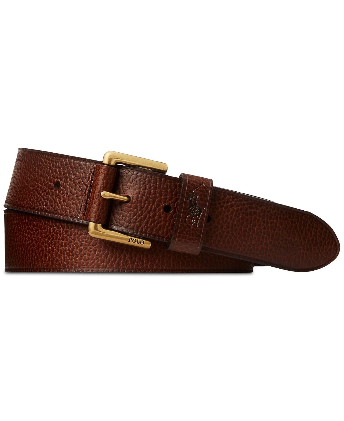 

Мужской фирменный кожаный ремень пони Polo Ralph Lauren