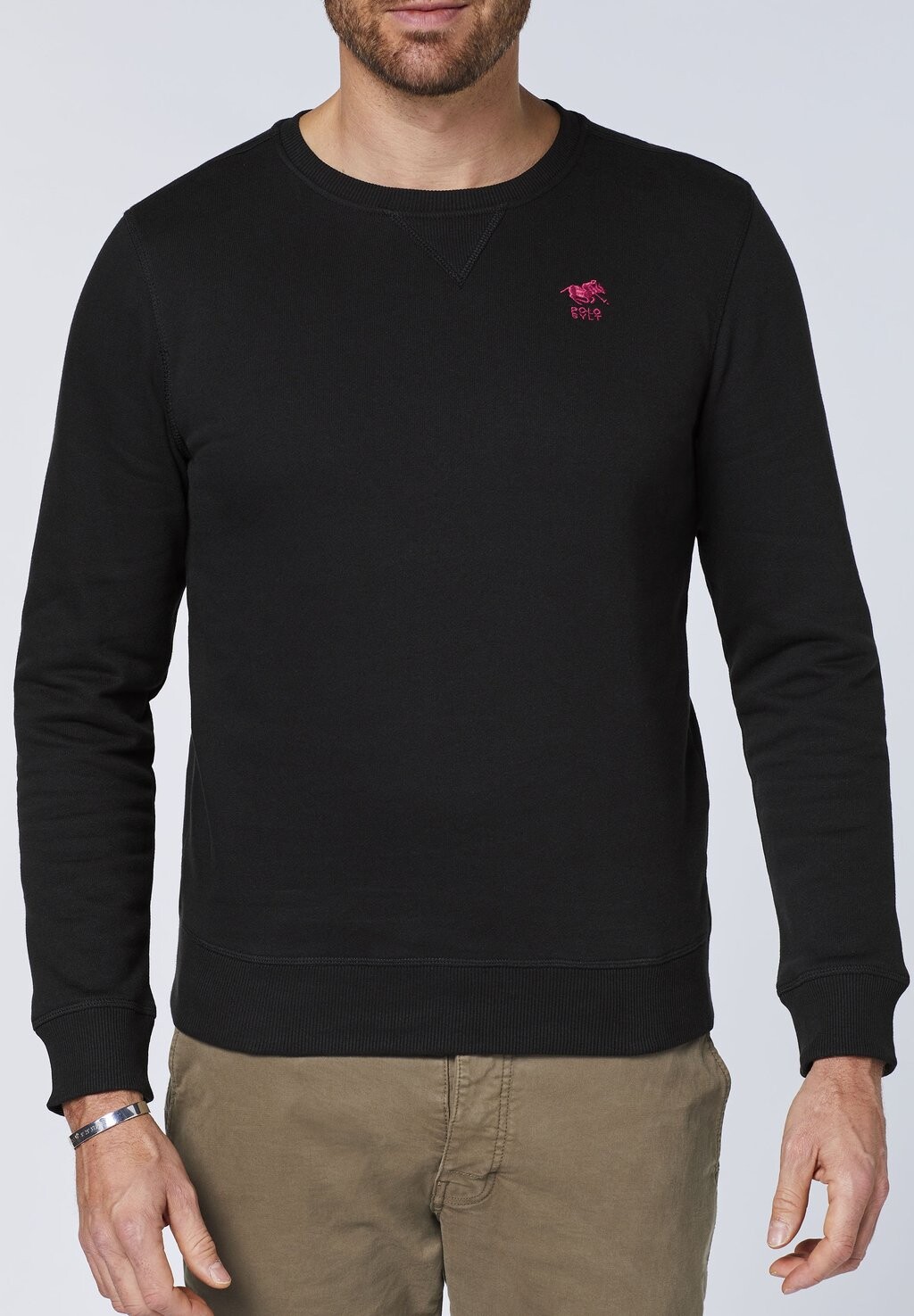 

Толстовка REGULAR FIT Polo Sylt, черный