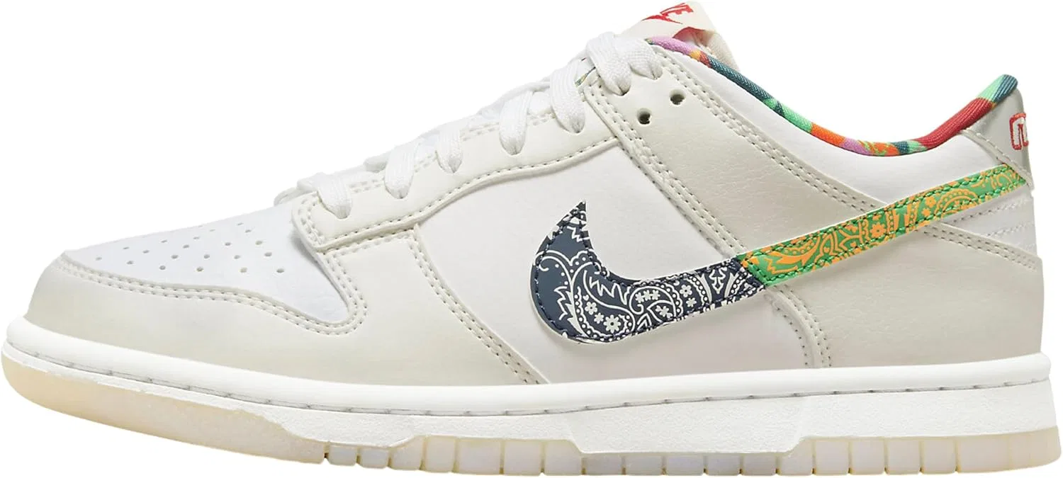 Детские кроссовки Nike Dunk Low, White/Diffused Blue