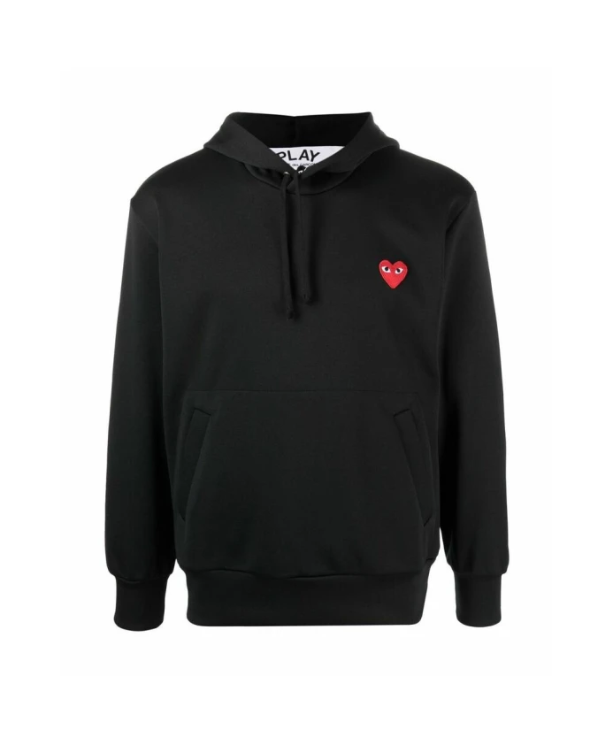 

Худи с аппликацией в виде сердца Comme Des Garã§Ons Play, черный