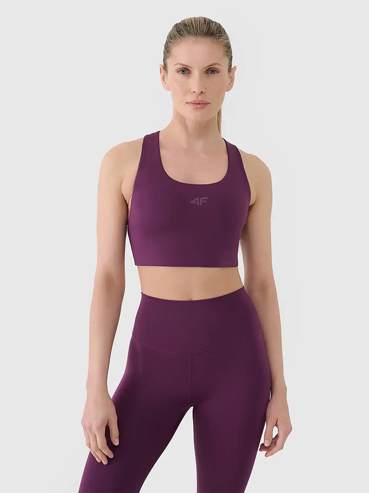 

Спортивный бюстгальтер 4F, цвет lila - medium