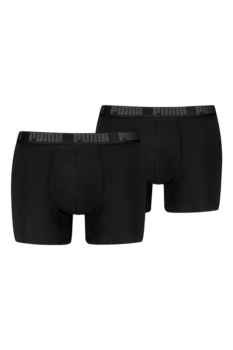 

Боксеры с логотипом на поясе - 2 пары Puma, черный
