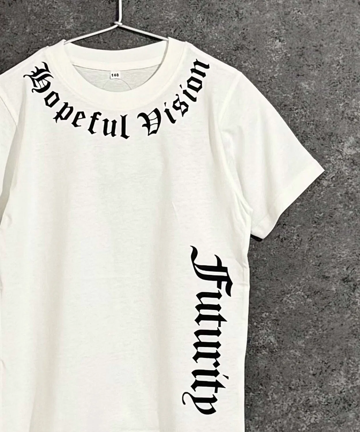 Детская футболка с принтом, с коротким рукавом Universal Style Wear, Off White