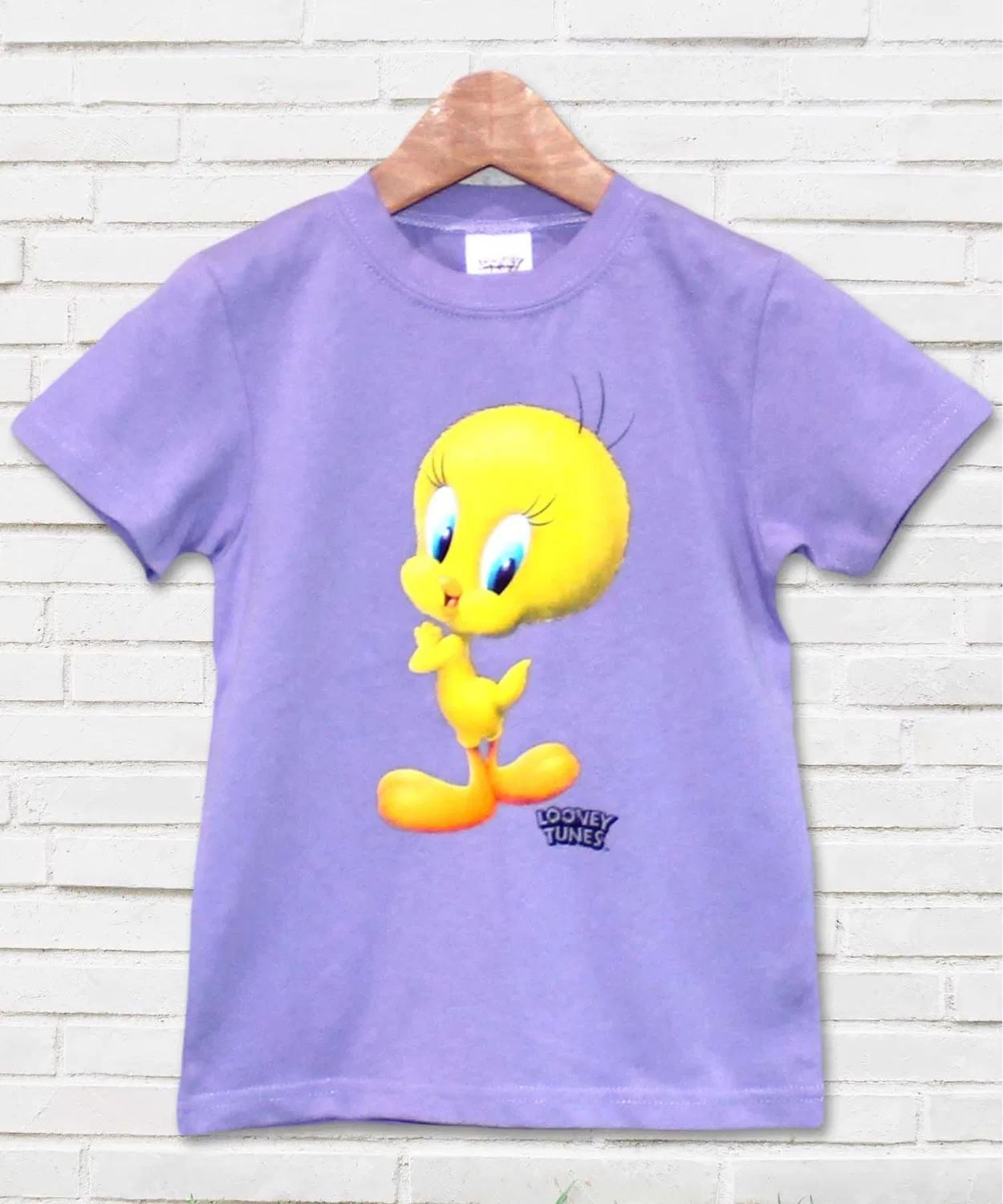 Детская футболка с принтом Tweety Looney Tunes THE CASUAL, Лавандовый