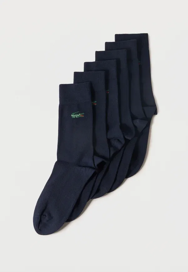 Носки Lacoste Унисекс, Набор из 6 пар, Темно-синий