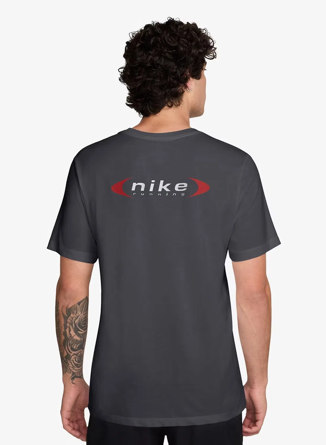 Футболка с принтом Dri-Fit Retro Run Energy Nike, антрацитовый — фото 2