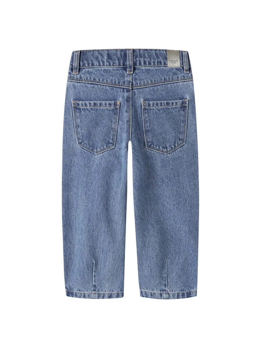 Джинсы NAME IT Barrel Jeans 'NMFBella' синего цвета — фото 3