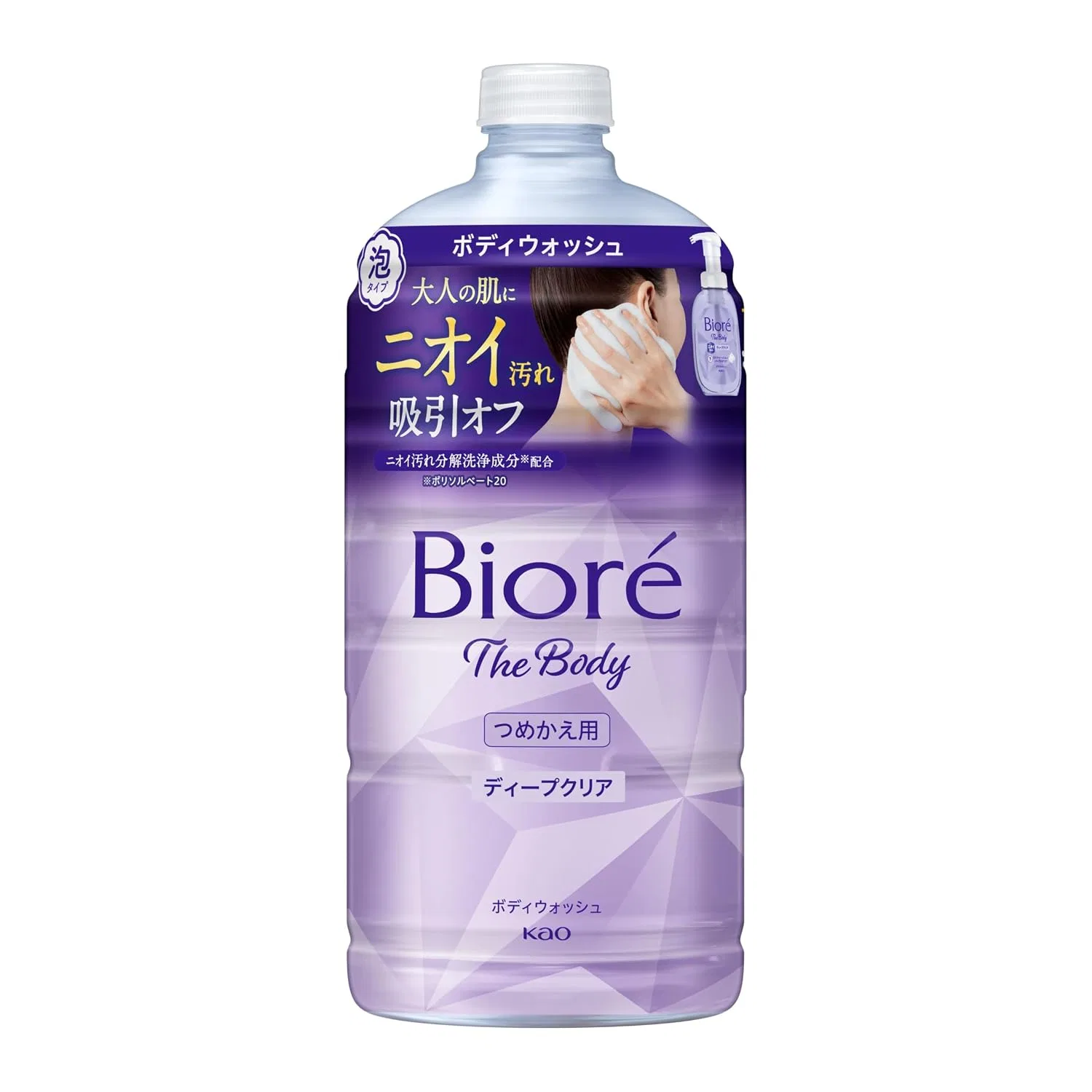 Пенка для тела Biore u The Body Foam, Deep Clear, 740 мл, Herbal Fresh