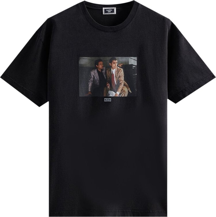

Футболка Kith For Goodfellas Connect Vintage Tee 'Black', черный