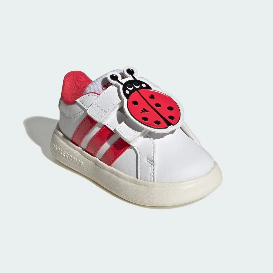Детские кроссовки с синтетической кожей Grand Court 3.0 Bubble adidas — фото 2