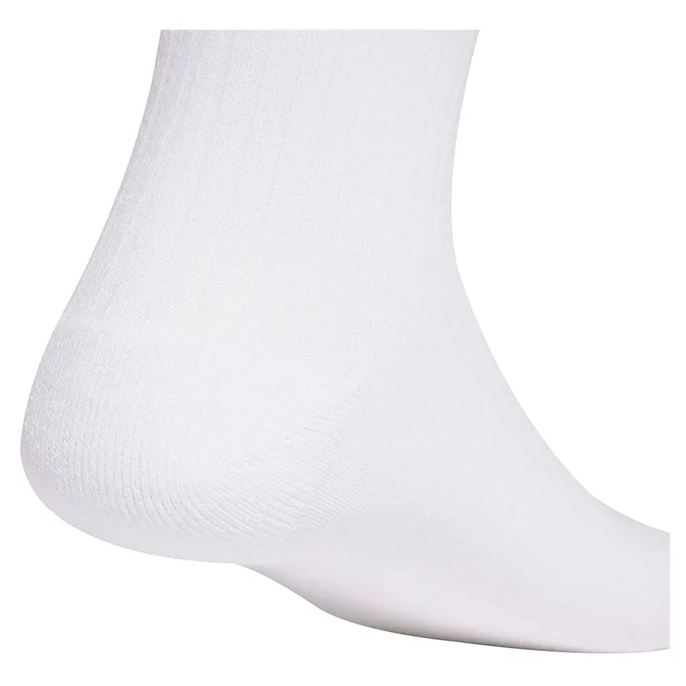 Носки хлопковые Cushioned Essentials 3 пары Adidas, белый — фото 4