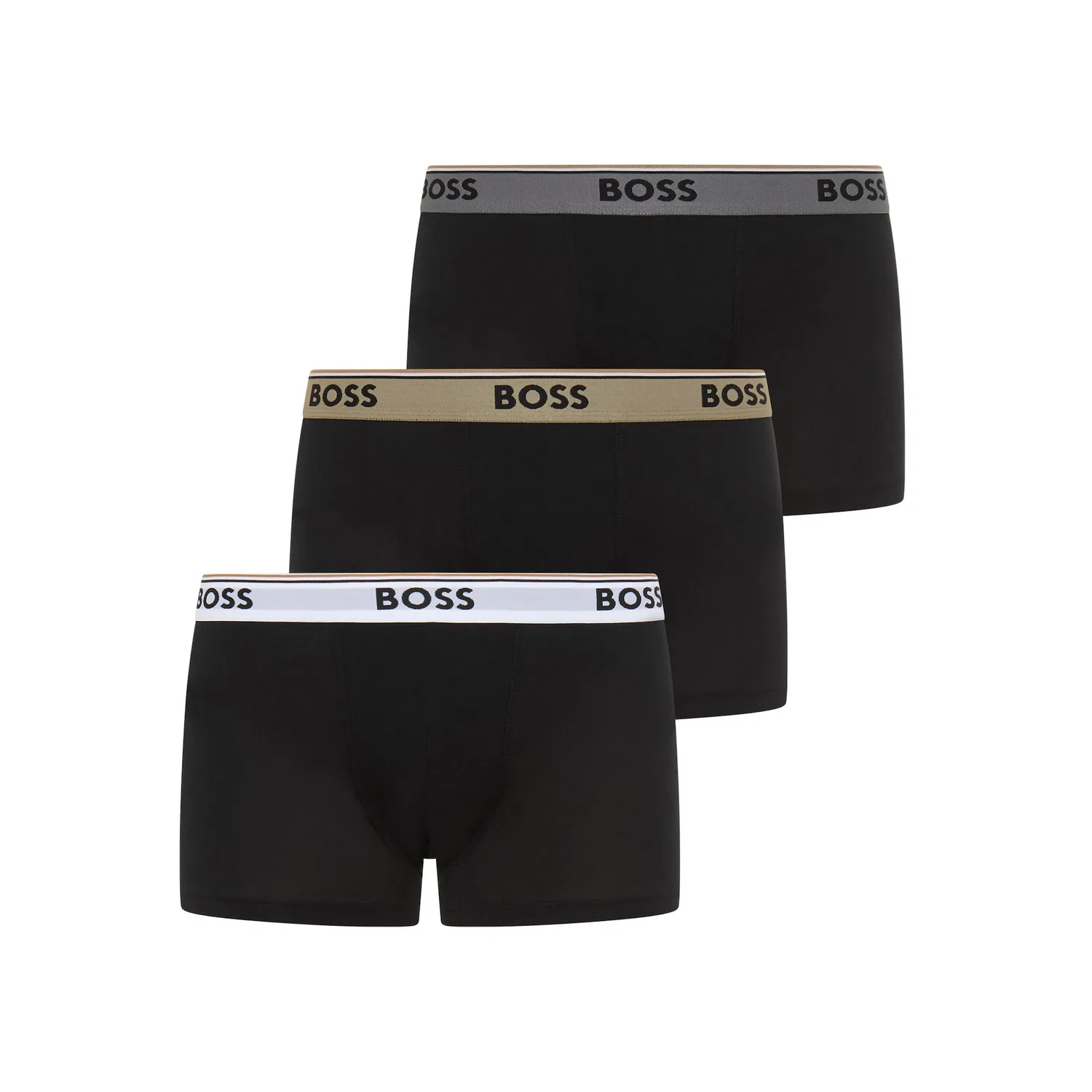 Мужские боксеры из стрейч-хлопка BOSS, Black